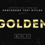 3 Photoshop Gold Text Styles