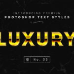 3 Photoshop Gold Text Styles