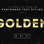 3 Photoshop Gold Text Styles