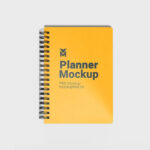 3 Planner Mockups in Top and Perspective Views