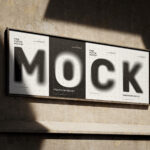 4 Posters Mockup with Metal Frame in Different Sights