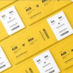 3 Event Ticket Mockups with Packaging