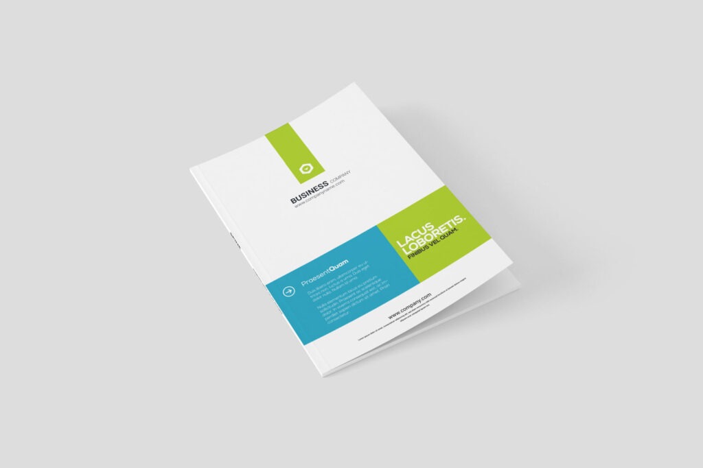 3 Shots of A5 Magazine Mockup mockup preview