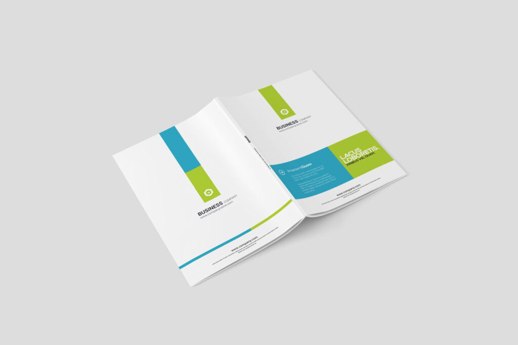 3 Shots of A5 Magazine Mockup mockup preview