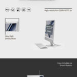 3 Shots of Apple iMac Mockup