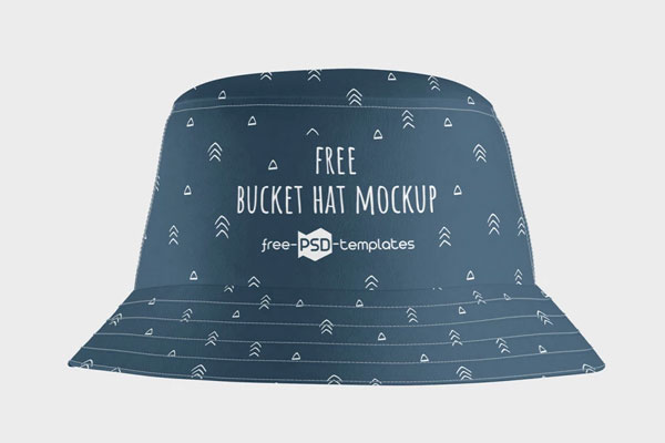 3 Shots of Bucket Hat Mockup