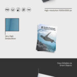 3 Shots of Double Overhead Magazine Mockup