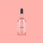 3 Shots of Dropper Bottle Mockup with Its Packaging