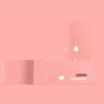 3 Shots of Dropper Bottle Mockup with Its Packaging