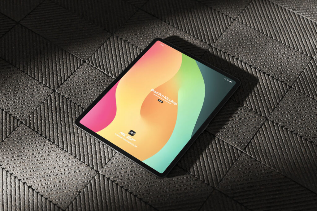 3 Shots of iPad Pro Mockup