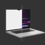 3 Shots of MacBook Pro 16 Mockup