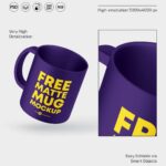 3 Shots of Matte Mug Mockup
