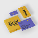 3 Shots of Packaging Mockup