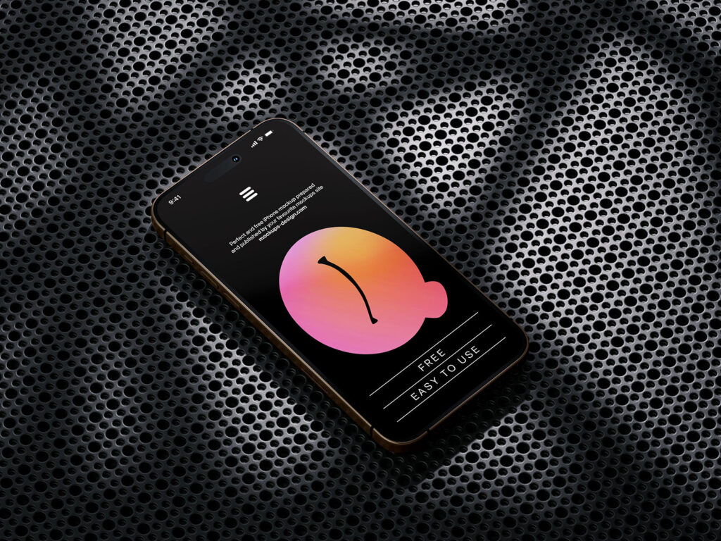 3 Shots of Smartphone Mockup on Plastic Background mockup preview