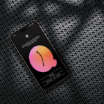3 Shots of Smartphone Mockup on Plastic Background mockup preview