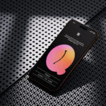 3 Shots of Smartphone Mockup on Plastic Background mockup preview