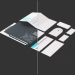 3 Shots of Stylish Stationery Mockup