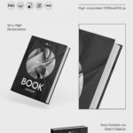 3 Showcases of Books Mockup