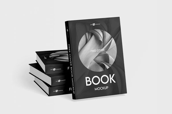 3 Showcases of Books Mockup