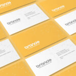 3 Showcases of Business Card Mockup