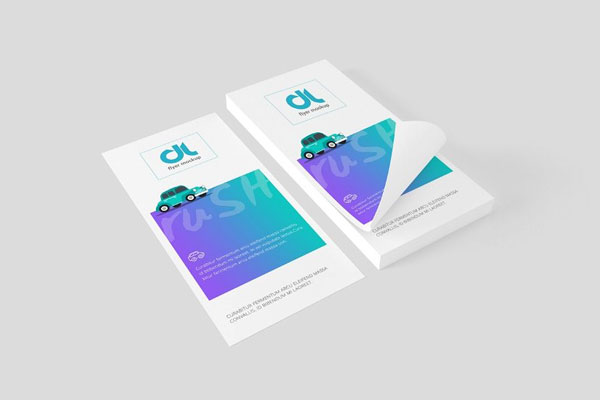 3 Showcases of DL Flyer Mockup