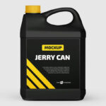 3 Showcases of Jerry Can Mockup mockup preview