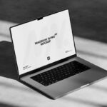 3 Showcases of MacBook Pro Mockup with Shadows