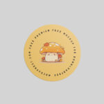 3 Showcases of Round Sticker Mockup