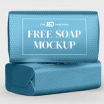 3 Showcases of Soap Mockup