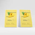 3 Showcases of Table Tent Mockup