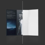 3 Showcases of Tri Fold Brochure Mockup