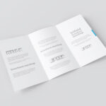 3 Showcases of Trifold Brochure Mockup