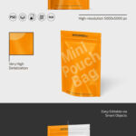 3 Sight of Mini Pouch Bag Mockup