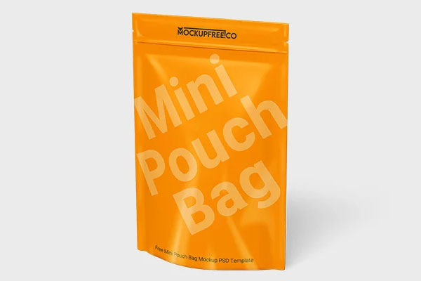 3 Sight of Mini Pouch Bag Mockup