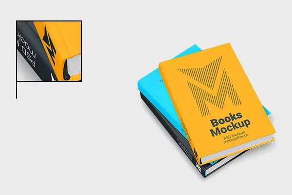 3 Sights of Books Mockup