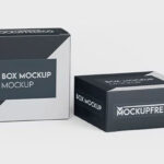 3 Sights of Box Mockup