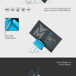 3 Sights of Business Card Mockup