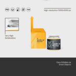 3 Sights of Candle Jar Mockup