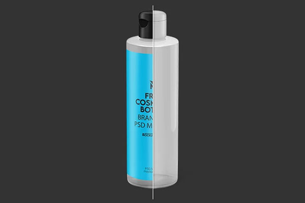 3 Sights of Cosmetic Bottle Mockup