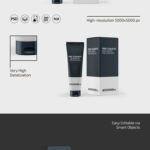 3 Sights of Cosmetic Packaging Mockup