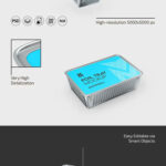 3 Sights of Foil Tray Mockup mockup preview