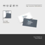 3 Sights of Front Back Business Card Mockup mockup preview