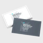 3 Sights of Front Back Business Card Mockup mockup preview