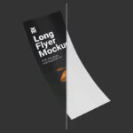 3 Sights of Long Flyer Mockup