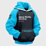 3 Sights of Mens Hoodie Mockup