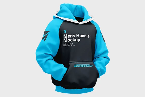 3 Sights of Mens Hoodie Mockup