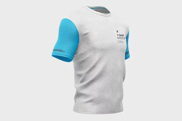 3 Sights of Mens Short Sleeve T-shirt Mockup