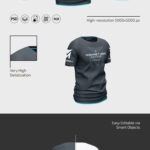 3 Sights of Mens T Shirt Mockup