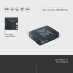 3 Sights of Packaging Box Mockup