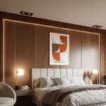 3 Sights of Poster Mockup in Elegant Bedroom